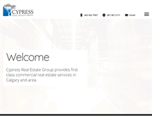 Tablet Screenshot of cypressgroup.ca